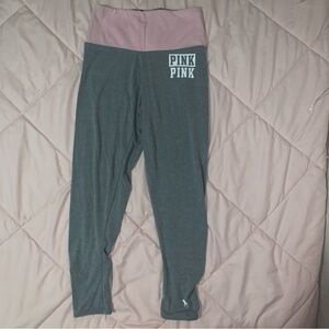 PINK high waist capri yoga pants, Women’s Small